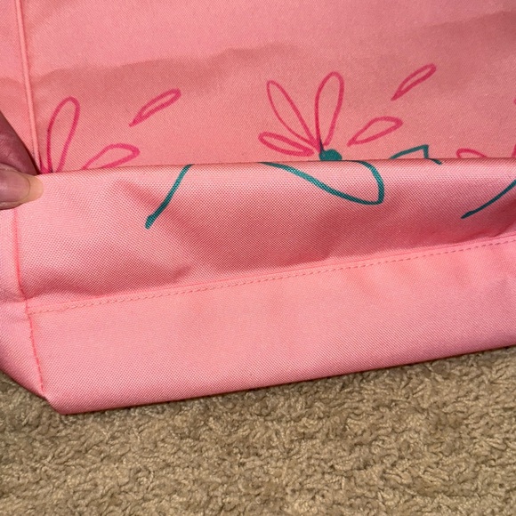 Clinique Pink Tote with Floral Design - Picture 9 of 11